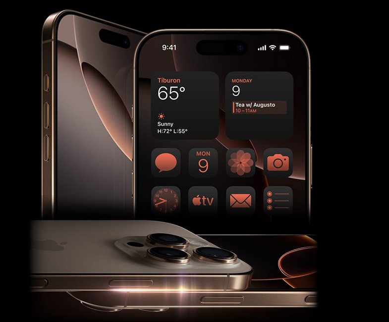 iPhone 16 Pro Max (2) ايفون 16 برو ماكس 256 جيجا، 8 جيجا رام، iPhone 16 Pro Max تيتانيوم رمادي: شاشة 6.9 بوصة، كاميرا ثلاثية 48 ميجابكسل، معالج A18 برو، iOS 18 - الصورة 5