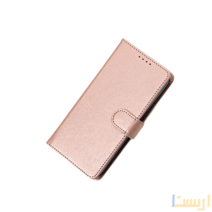 ⁦جراب جلد وش وظهر لهاتف INFINIX NOTE4 - بيج - 5.7 انش - مقاوم للصدمات⁩ - الصورة ⁦1⁩