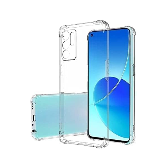 جراب شفاف لهاتف اوبو رينو 6 -4G (1) جراب شفاف لهاتف اوبو رينو 6 -4G مقاوم للصدمات والخدوش مقاس 6.4 انش - الصورة 1