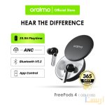 ⁦سماعة بلوتوث ORAIMO FreePods 4 OEB-E105D مانعة للضوضاء ومقاومة للماء مع بلوتوث 5.2 وميكروفون مدمج⁩ - الصورة ⁦3⁩