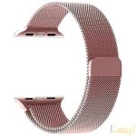 ⁦سوار ساعة معدن متوافق مع ساعات ذكية مقاس 42-44 مم - ألوان أحمر و أخضر -  مقاس 42/44/45/46 مم⁩ - الصورة ⁦3⁩