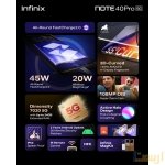 Infinix Note 40 Pro 5G جيجا 256 أخضر - هاتف ذكي 5G بسعة 256 جيجا ورام 8 جيجا، شاشة 6.78 بوصة، معالج Dimensity 7020، كاميرا ثلاثية 108 ميجا بكسل، بطارية 5000 مللي أمبير، شحن 45 وات، ضمان 18 شهر - الصورة 5