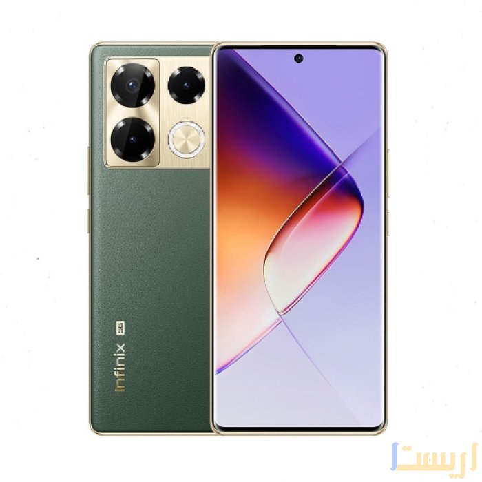 ⁦Infinix Note 40 Pro 5G جيجا 256 أخضر - هاتف ذكي 5G بسعة 256 جيجا ورام 8 جيجا، شاشة 6.78 بوصة، معالج Dimensity 7020، كاميرا ثلاثية 108 ميجا بكسل، بطارية 5000 مللي أمبير، شحن 45 وات، ضمان 18 شهر⁩ - الصورة ⁦1⁩