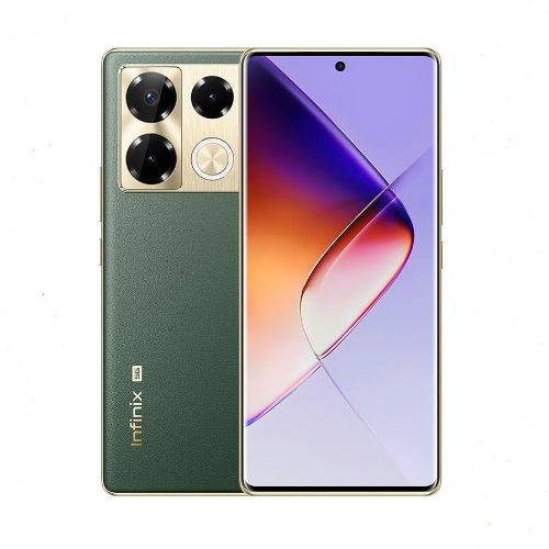Infinix Note 40 Pro 5G جيجا 256 أخضر (4) Infinix Note 40 Pro 5G جيجا 256 أخضر - هاتف ذكي 5G بسعة 256 جيجا ورام 8 جيجا، شاشة 6.78 بوصة، معالج Dimensity 7020، كاميرا ثلاثية 108 ميجا بكسل، بطارية 5000 مللي أمبير، شحن 45 وات، ضمان 18 شهر - الصورة 1