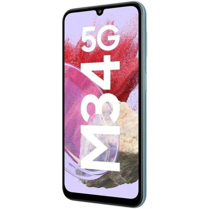 ⁦سامسونج Galaxy M34 5G شاشة 6.5 بوصة، 128 جيجا، كاميرا 50 ميجا، بطارية 6000 مللي أمبير، ضمان سنة، شحن مجاني⁩ - الصورة ⁦3⁩