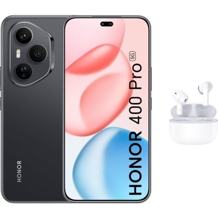 HONOR 400 Pro: كاميرا 200MP، 12GB رام، 512GB مساحة، شحن 100W، ضمان 12 شهر