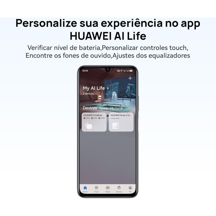 ⁦سماعات هواوي FreeBuds SE 2 بسماعات أذن مع إلغاء الضوضاء، صوت HD، مقاومة للماء IP54، بلوتوث 5.3، مناسبة للأندرويد وآيفون - ضمان 1 سنة⁩ - الصورة ⁦6⁩