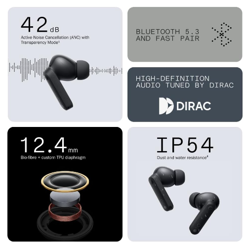 Nothing-CMF-Earbuds-–-سماعة-بلوتوث-مانعة-للضجيج-اشترِ-الآن-مع-شحن-مجاني-2 سماعات Nothing CMF Earbuds بلوتوث مانعة للضجيج | مايك 4 | ultra bass | 12 شهر ضمان | أسود - الصورة 3