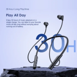 سماعات بلوتوث Oraimo OEB-E311 لاسلكية - مانعة للضوضاء، 30 ساعة تشغيل، متوافقة مع أندرويد و آيفون، ضمان عام، أسود - الصورة 3