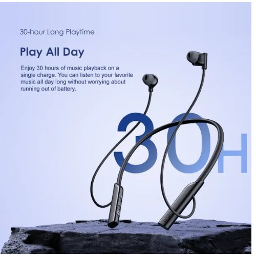 Oraimo-OEB-E311-–-سماعة-بلوتوث-اوريمو-جودة-صوت-ممتازة-وضمان-سنة-كاملة-2 سماعات بلوتوث Oraimo OEB-E311 لاسلكية - مانعة للضوضاء، 30 ساعة تشغيل، متوافقة مع أندرويد و آيفون، ضمان عام، أسود - الصورة 3