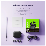 ⁦سماعة بلوتوث Oraimo OTW-324 SpaceBuds Lite | مانعة للضجيج | مقاومة للماء والعرق | Sound360 | بلوتوث 5.4 | ميزة البحث | ضمان عام | لون أسود⁩ - الصورة ⁦5⁩