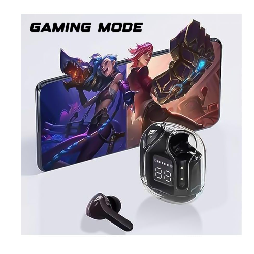 ultra-podsm-pro-4 سماعات بلوتوث Ultra Pods Max Pro - لاسلكية بخاصية إلغاء الضجيج وشاشة عرض - ضمان 14 يوم إرجاع مجاني - أسود/أبيض - الصورة 6