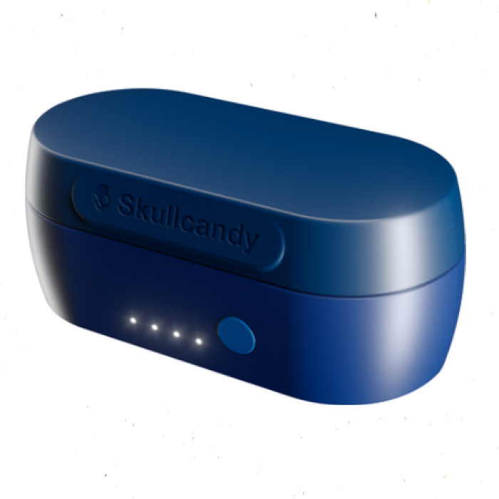 ⁦سماعة Skullcandy S2TDW-M704 بلوتوث مانعة للضجيج، مقاومة للماء IP55، لون أزرق، صوت HD، متوافقة مع أندرويد وآيفون، ضمان سنة، شحن سريع⁩ - الصورة ⁦2⁩