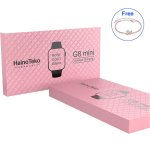 ⁦ساعة ذكية نسائية ذهبي HAINO TEKO G8 MINI | دعم عربي كامل ومكالمات (آيفون/أندرويد) | 2 استيك إضافي | ضمان 3 أشهر⁩ - الصورة ⁦4⁩