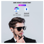 ⁦سماعات F9 TWS بلوتوث 5.0 لاسلكية مقاومة للماء IP54 – f9 earbuds مع ضمان 3 شهور، شاشة LED، مانعة للضجيج، مايك مزدوج، عمر بطارية 85 ساعة، متوافقة مع أندرويد و آيفون – لون أسود⁩ - الصورة ⁦2⁩