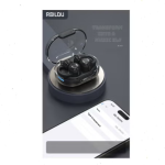 سماعات بلوتوث Rsilou R3010 | لاسلكية مانعة للضجيج IPX4 مقاومة للماء | صوت HD | 15 ساعة تشغيل | ضمان سنة | أسود - الصورة 4