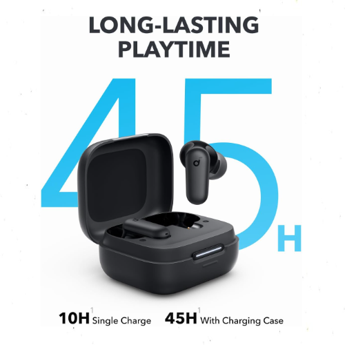 سماعة-بلوتوث-Anker-Soundcore-R50i-NC-الأصلية-الأفضل-بين-أفضل-سماعات-2025-2 سماعات Anker Soundcore R50i NC اللاسلكية - مانعة للضجيج HD بـ بلوتوث 5.3 | ضمان سنة | مقاومة للماء IPX5 | أصلي | أبيض/أسود - الصورة 4