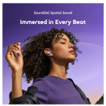 ⁦سماعات Oraimo SpaceBuds Lite OTW-324 بنفسجي | لاسلكية مانعة للضجيج | مقاومة للماء - 40 ساعة | Sound360 | ضمان عام⁩ - الصورة ⁦4⁩
