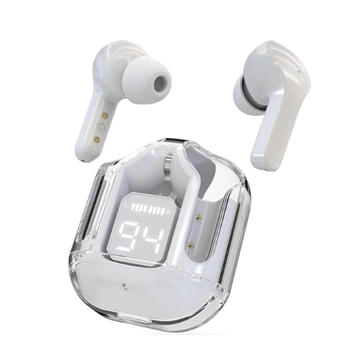 Ultra Pods Max Pro سماعات بلوتوث Ultra Pods Max Pro - لاسلكية بخاصية إلغاء الضجيج وشاشة عرض - ضمان 14 يوم إرجاع مجاني - أسود/أبيض - الصورة 2