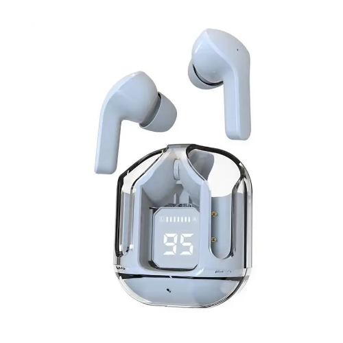 مانعة للضجيج سماعات بلوتوث Ultra Pods Max Pro - لاسلكية بخاصية إلغاء الضجيج وشاشة عرض - ضمان 14 يوم إرجاع مجاني - أسود/أبيض - الصورة 3